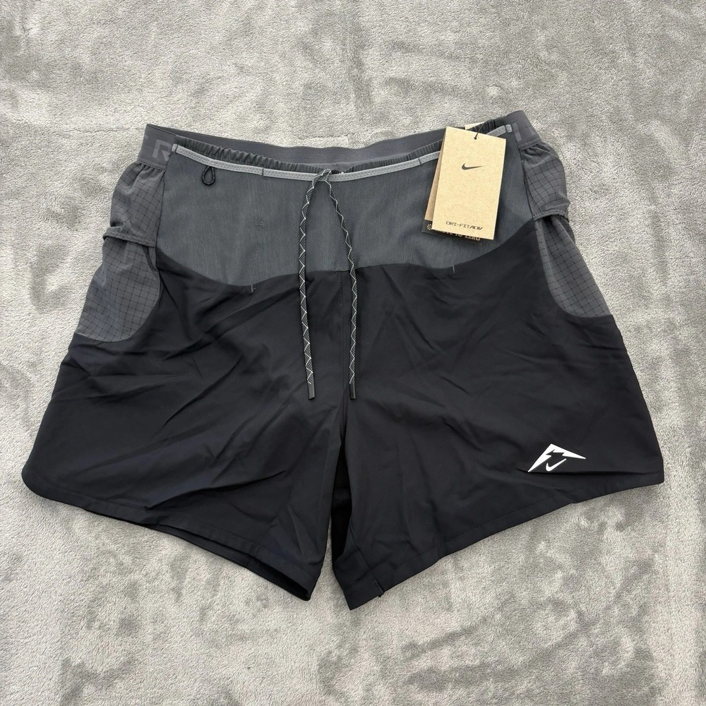 Nike Trail Second Sunrise 5" Dri-FIT ADV Lined Running Shorts Men's S Black NWT